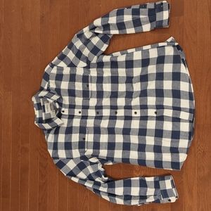 Goodfellow & Co - Mid-Weight Flannel - Blue/White - Men's XL